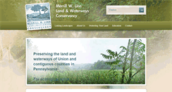 Desktop Screenshot of linnconservancy.org
